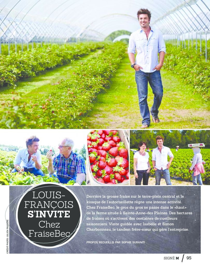 FraiseBec utilise Solane pour la traçabilité des barquettes de fraise. Signé M, novembre 2013