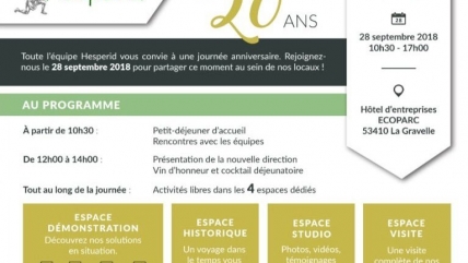 Hesperid fête ses 20 ans !